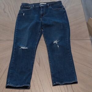 Levis 724 high rise straight crop